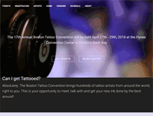 Tablet Screenshot of bostontattooconvention.com